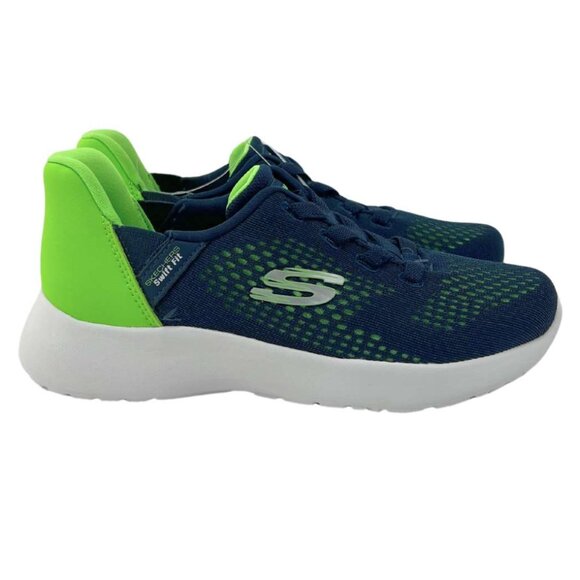 Skechers Boy's Blue & Green Swift Fit Running Shoes / Various Sizes - Picture 3 of 6